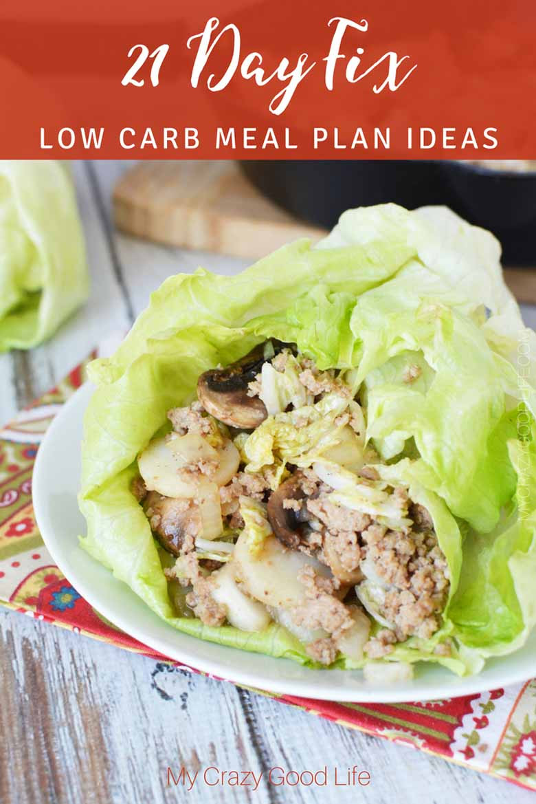 Low Carb Diet Plan 21 Days Meal Ideas
 21 Day Fix Low Carb Meal Plan Recipes My Crazy Good Life