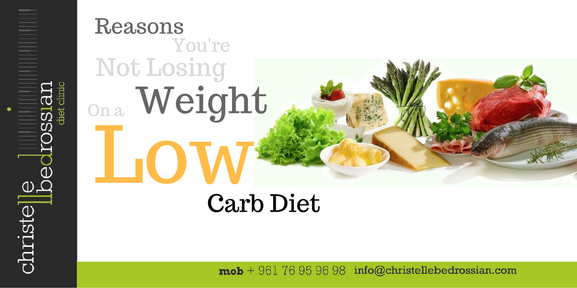 Low Carbohydrate Diet Losing Weight
 Reasons You’re Not Losing Weight a Low Carb Diet