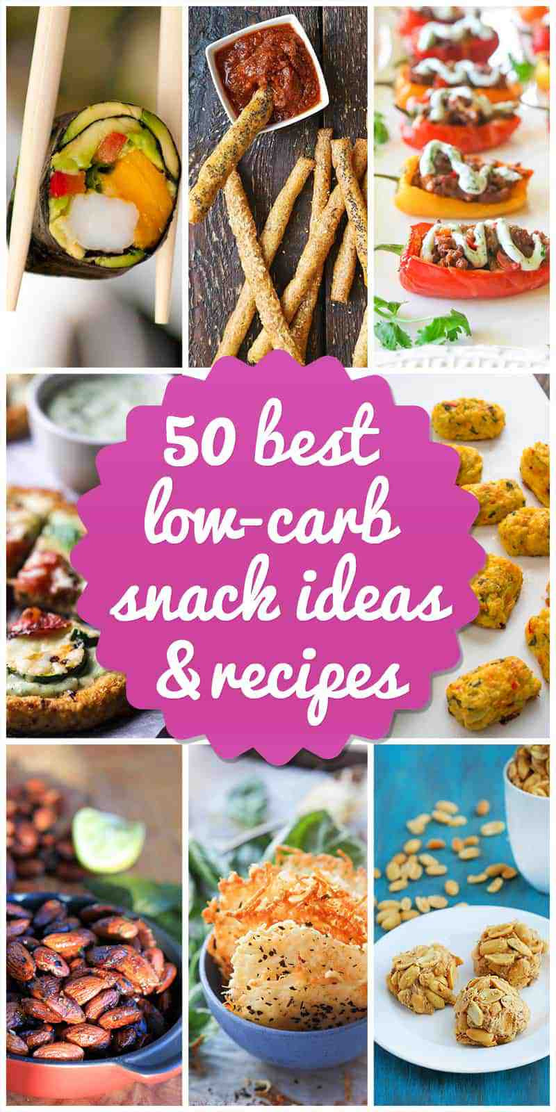 Low Carbohydrate Diet Snacks Ideas
 50 Low Carb Snack Ideas and Recipes for 2018