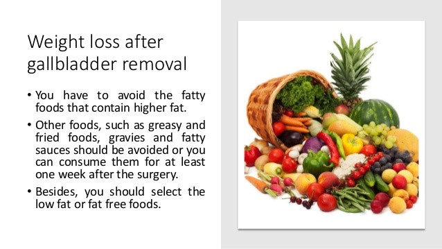 Low Fat Diet For Gallbladder Removal
 Gallbladder Surgery and Weight Loss Weight Loss After