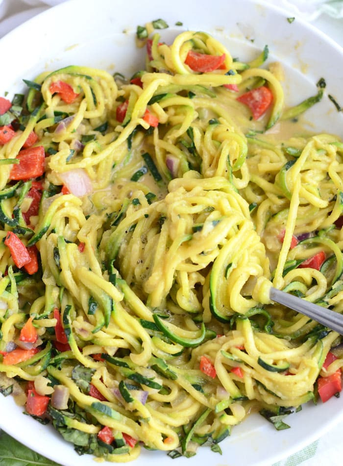 Low Fat Plant Based Recipes
 Cheesy Vegan Zoodles Just 6 Ingre nts Low Calorie