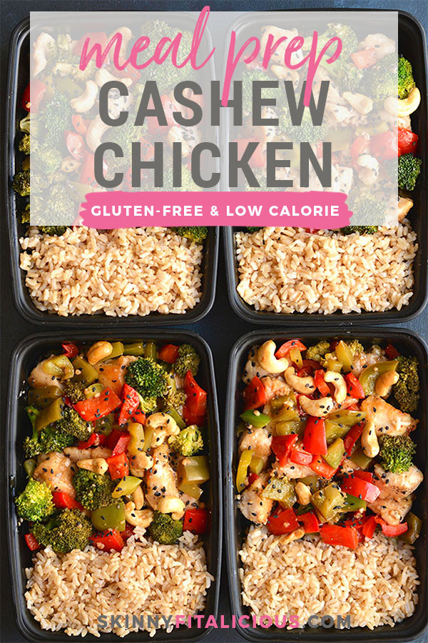 Meal Prep For Low Calorie Diet
 Meal Prep Cashew Chicken GF Low Calorie Skinny