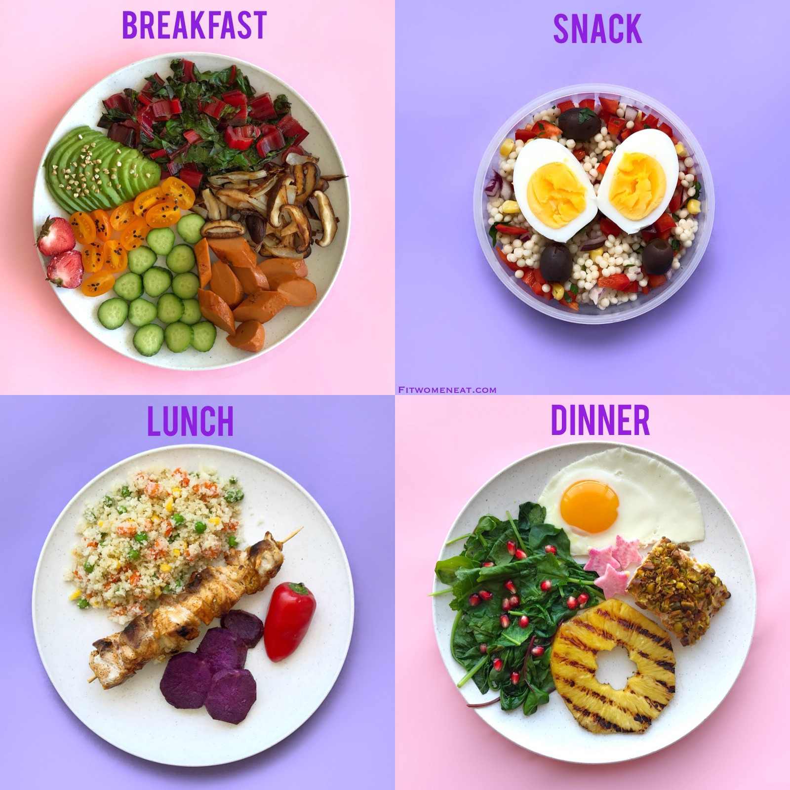 Meal Prep For Low Calorie Diet
 Colorful Meal Prep Break Down – Fit Women Eat