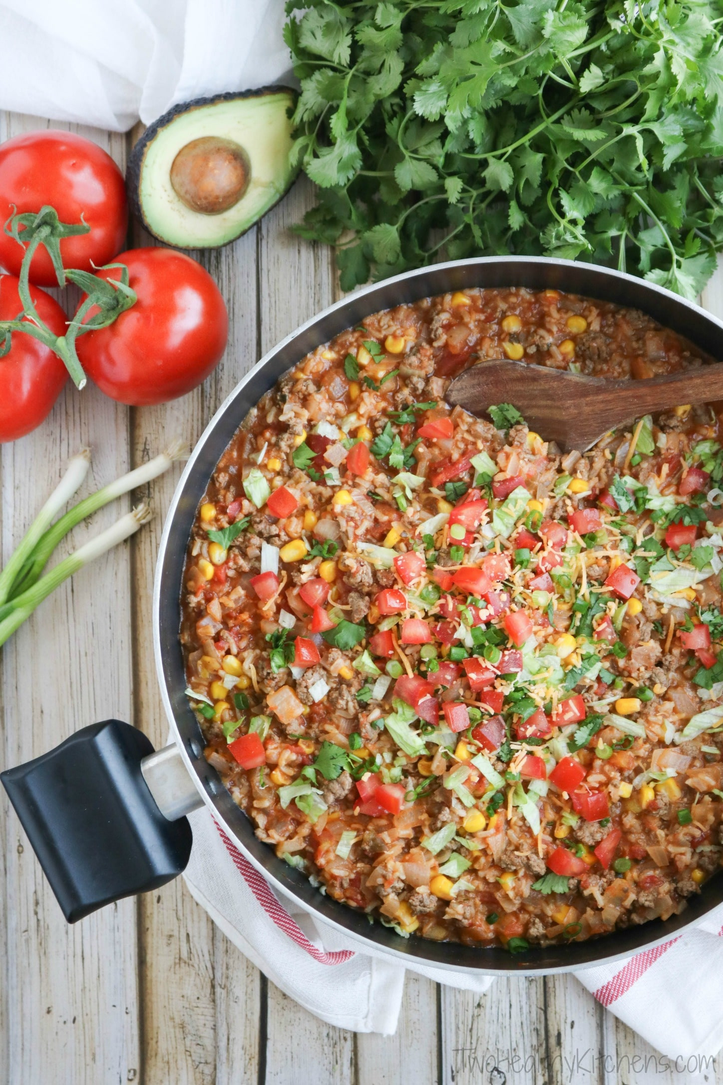 Mexican Food Recipes Easy Dinners
 e Pot Mexican Rice Skillet Dinner Two Healthy Kitchens