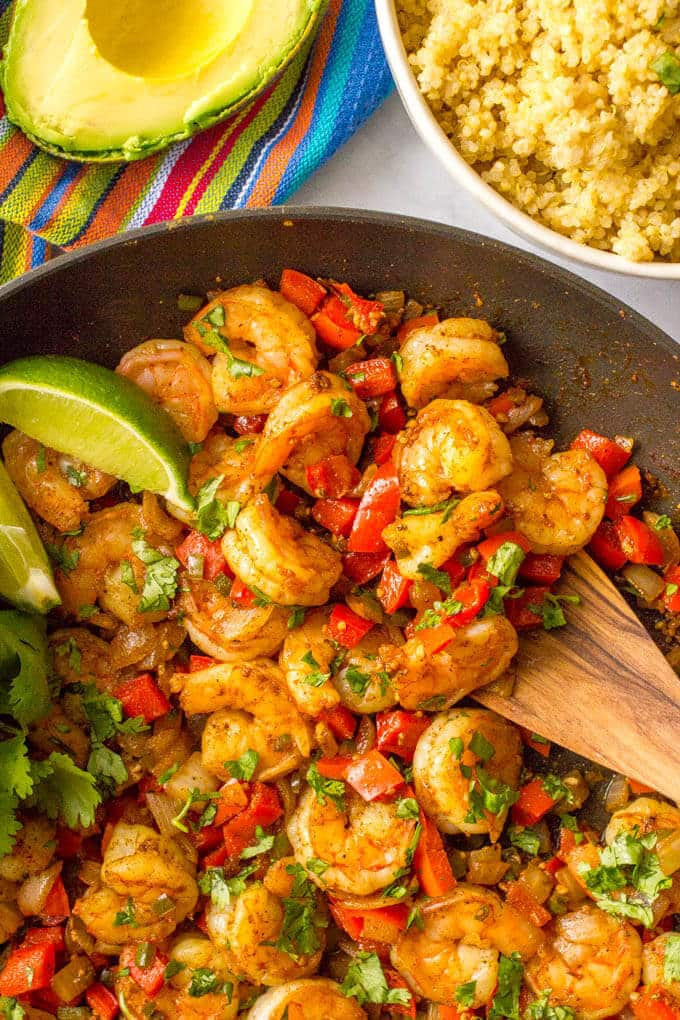 Mexican Food Recipes Easy Dinners
 Quick easy Mexican shrimp skillet Family Food on the Table