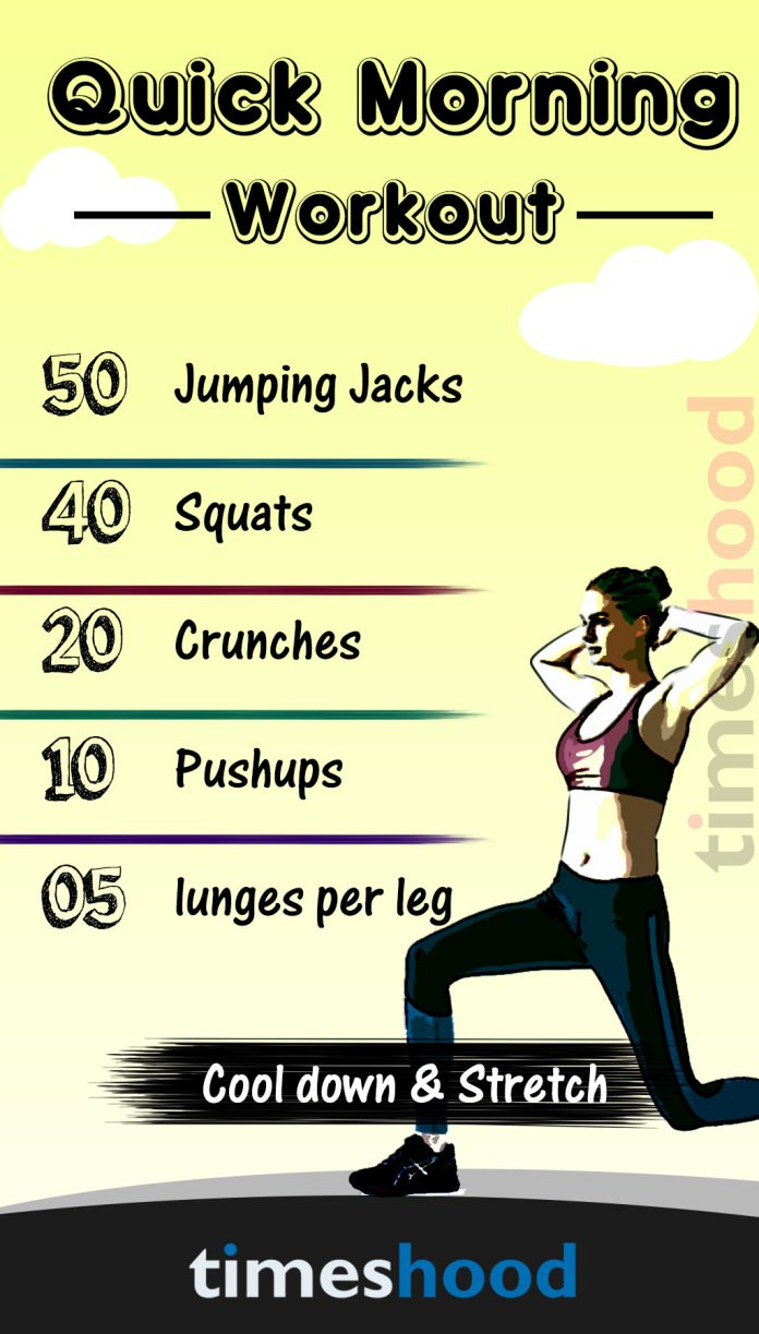 Morning Fat Burning Workout
 10 Quick Morning Workouts for Maximum Fat Burn TIMESHOOD