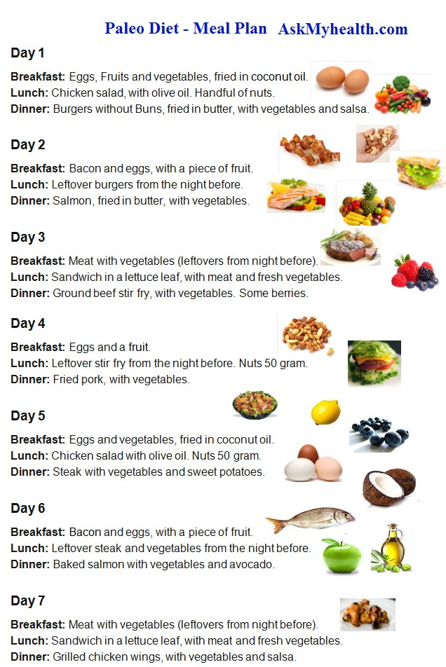 Paleo Recipes For Weight Loss Meal Planning
 15 Day Paleo Diet Meal Plan Every Thing About Paleo Diet