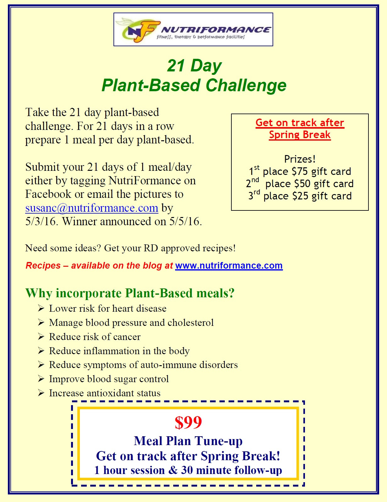 Plant Based Diet Meal Plan 21 Days
 21 Day Plant Based Challenge