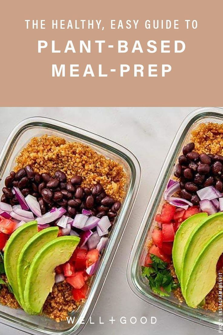 Plant Based Diet Meal Prep
 Your guide to healthy easy meal prep on a plant based
