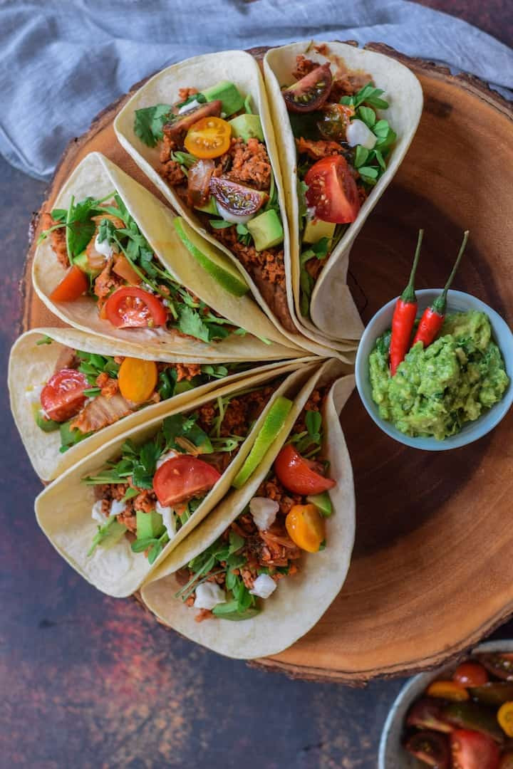 Plant Based Diet Recipes
 Refried Beans Avocado Tacos 20 minutes plant based