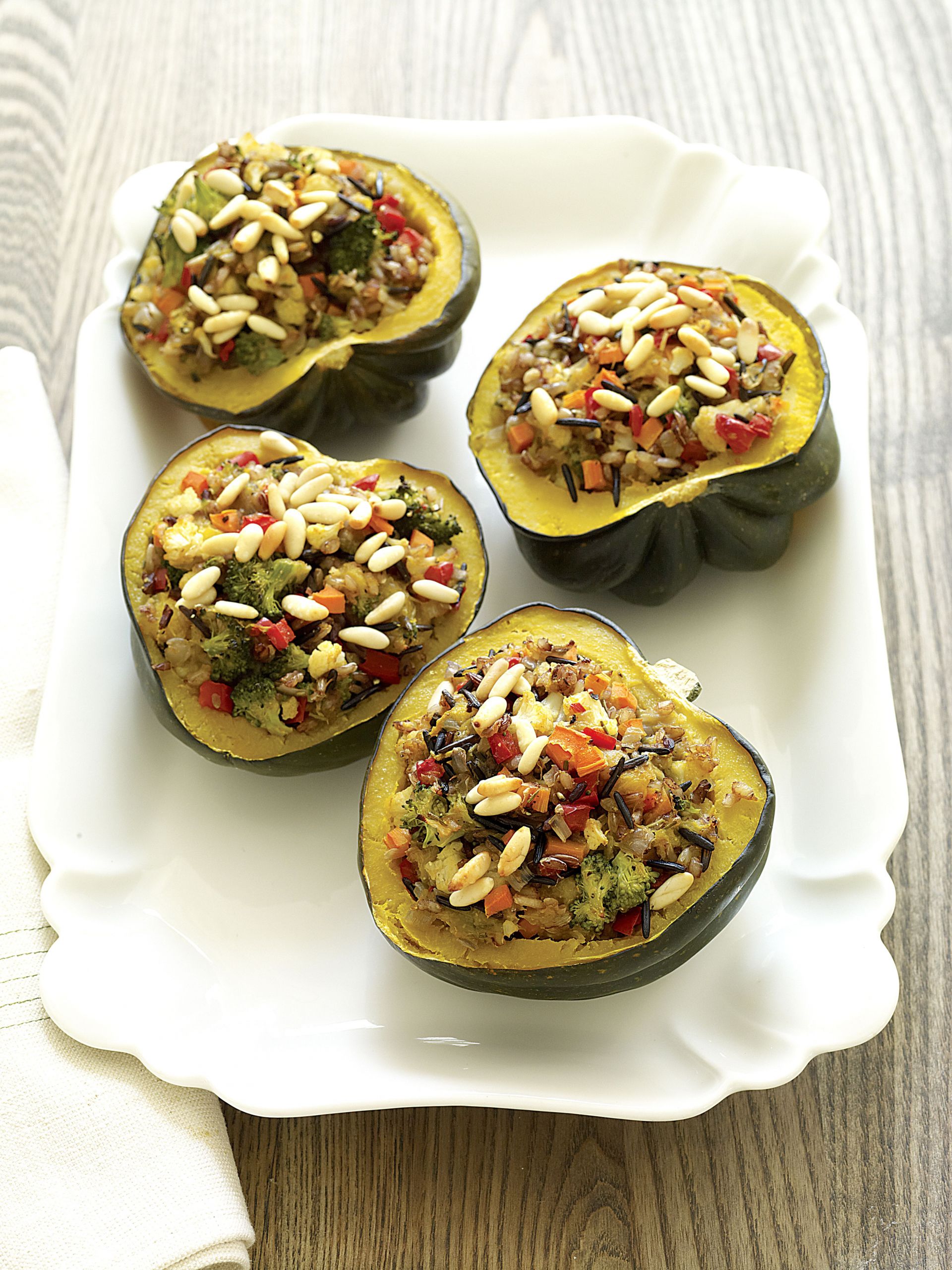 Plant Based Recipes Dinner Forks Over Knives
 Roasted Stuffed Winter Squash from the Forks Over Knives