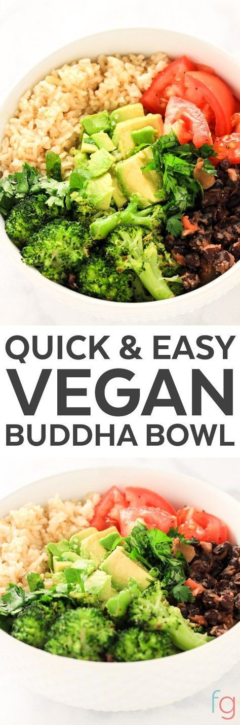 Plant Based Recipes For Beginners Dinner
 Quick and Easy Vegan Buddha Bowl