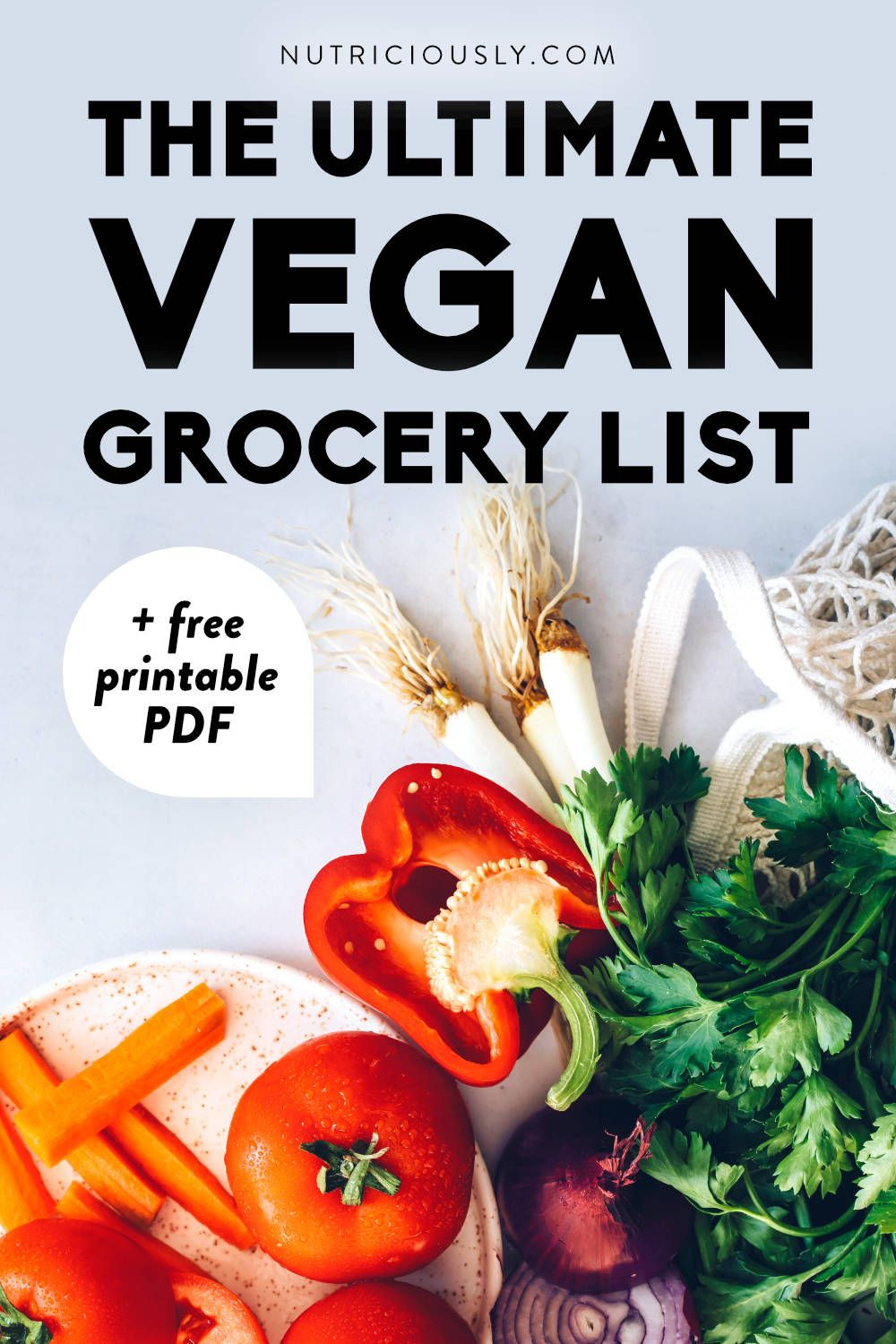 Plant Based Recipes For Beginners Grocery List
 Ultimate Vegan Grocery List for Beginners Printable PDF