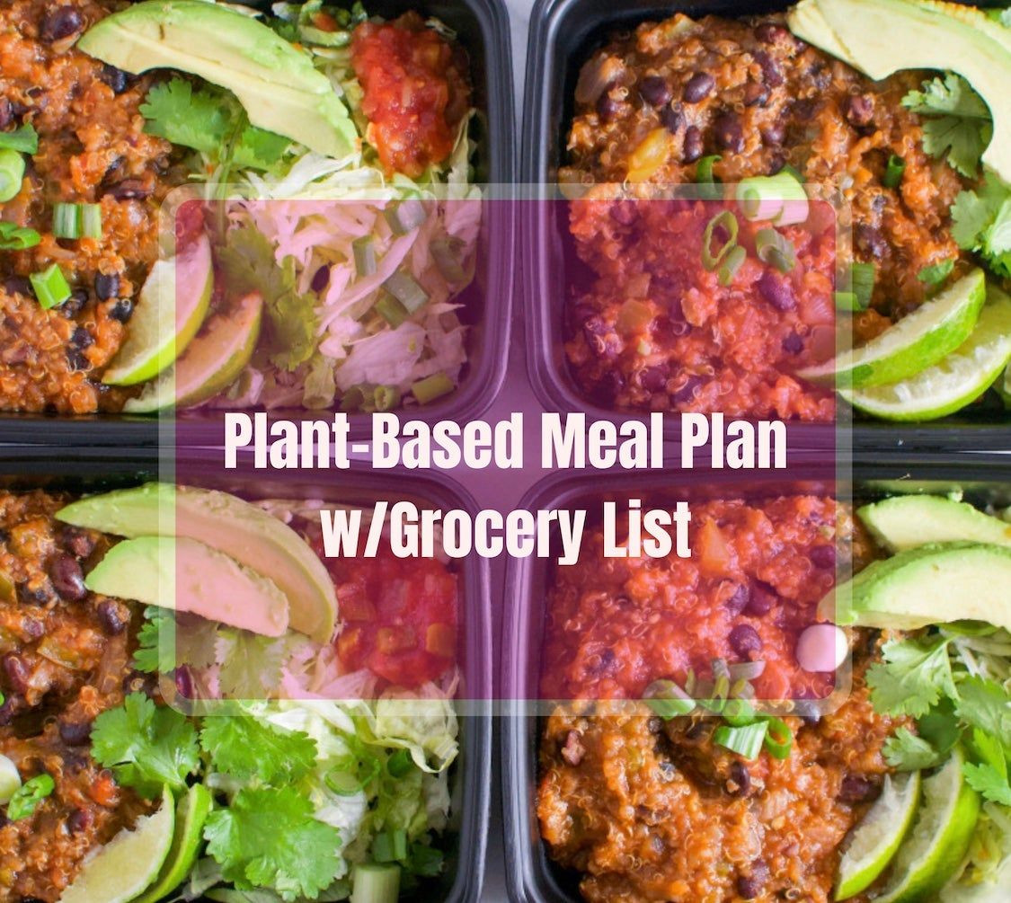 Plant Based Recipes For Beginners Meal Prep
 Plant Based Meal Prep For Beginners This plan includes 7