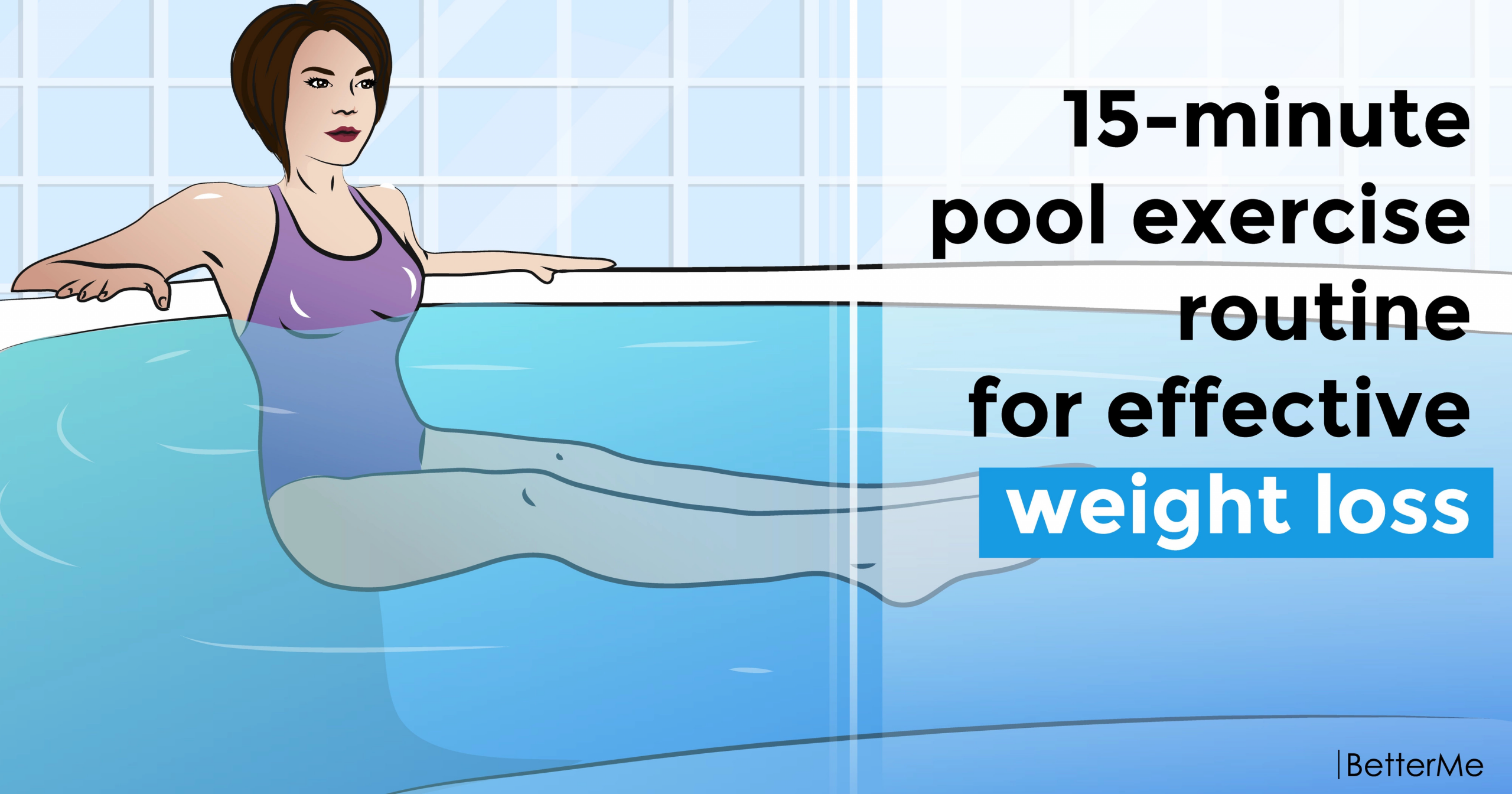 Pool Weight Loss Exercises
 15 minute pool exercise routine for effective weight loss