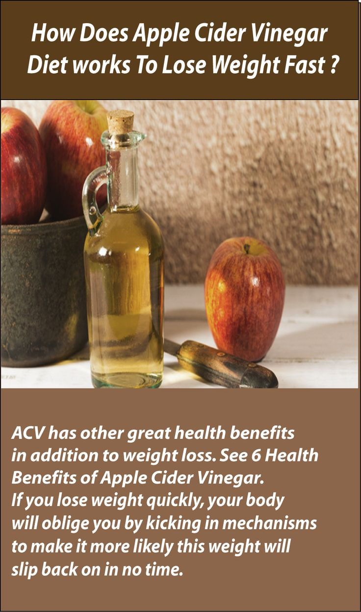 Quick Weight Loss Apple Cider Vinegar
 Diet Plans How Does Apple Cider Vinegar Diet works To