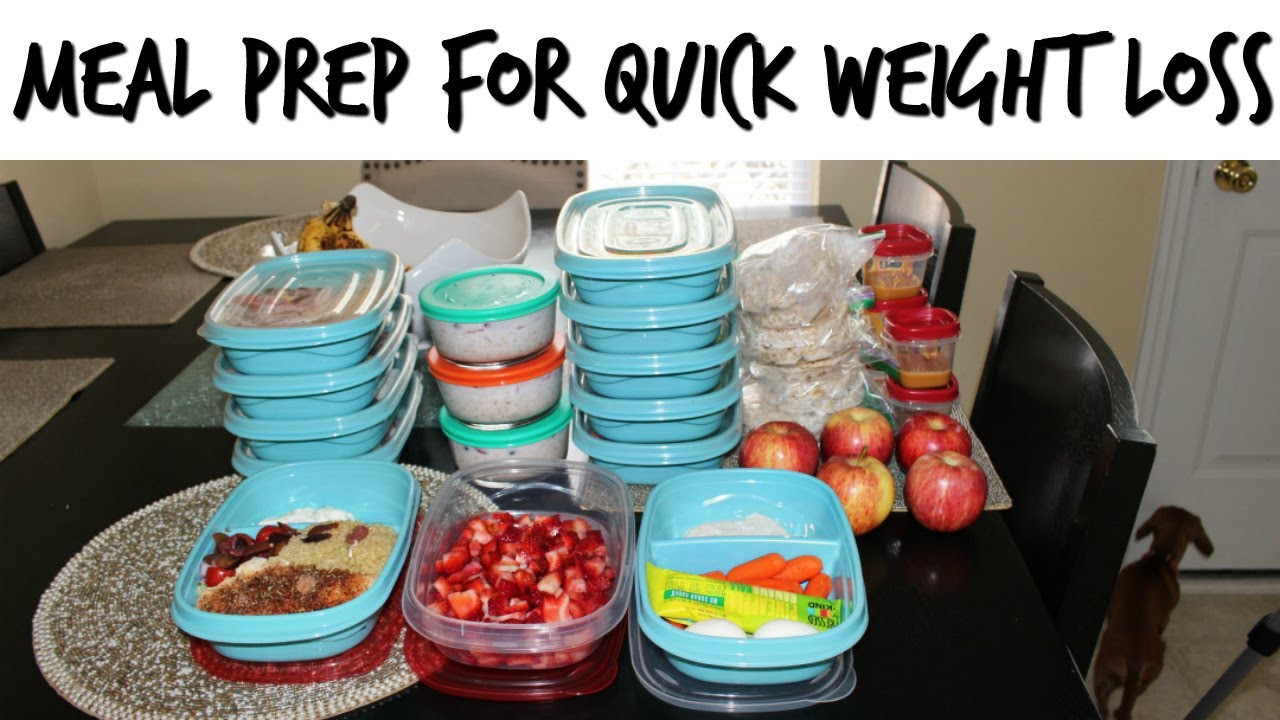 Quick Weight Loss Dinner
 MEAL PREP FOR QUICK WEIGHT LOSS