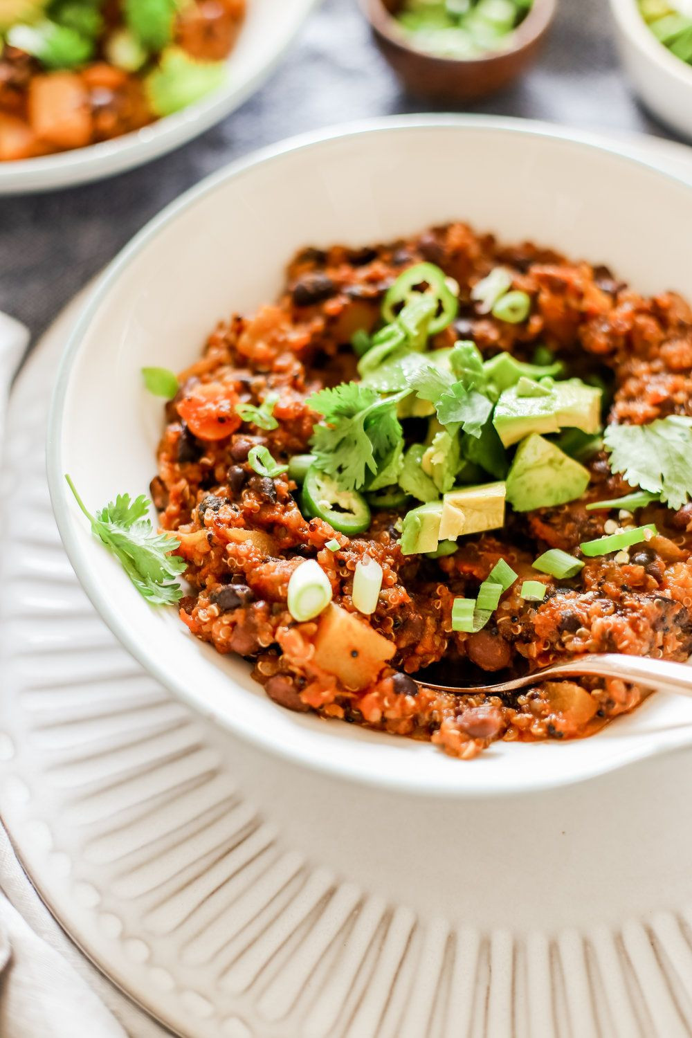 Quinoa Plant Based Recipes
 Plant Based Butternut Squash Quinoa Chili