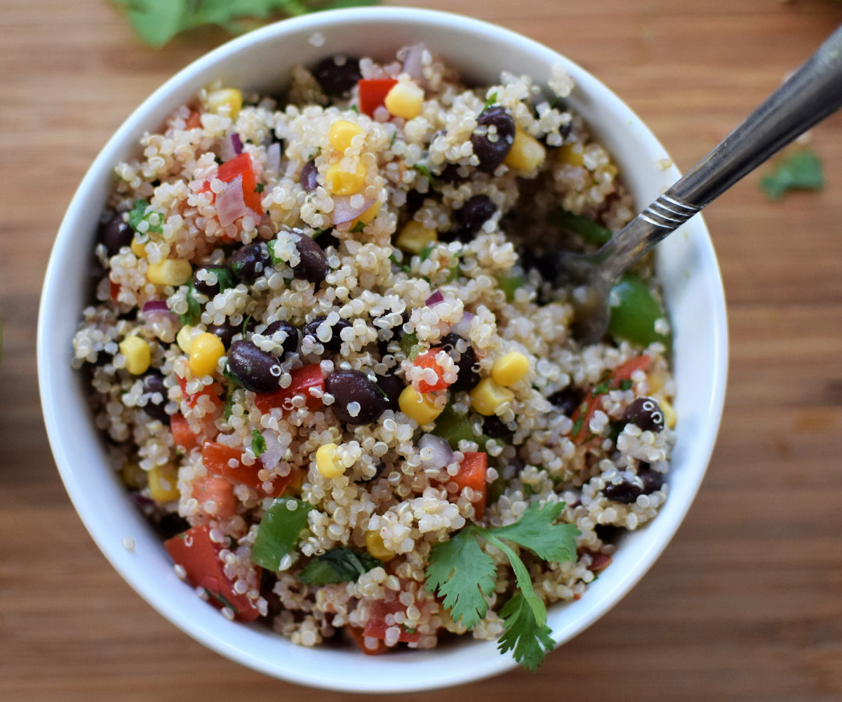 Quinoa Plant Based Recipes
 Mexican Quinoa Salad