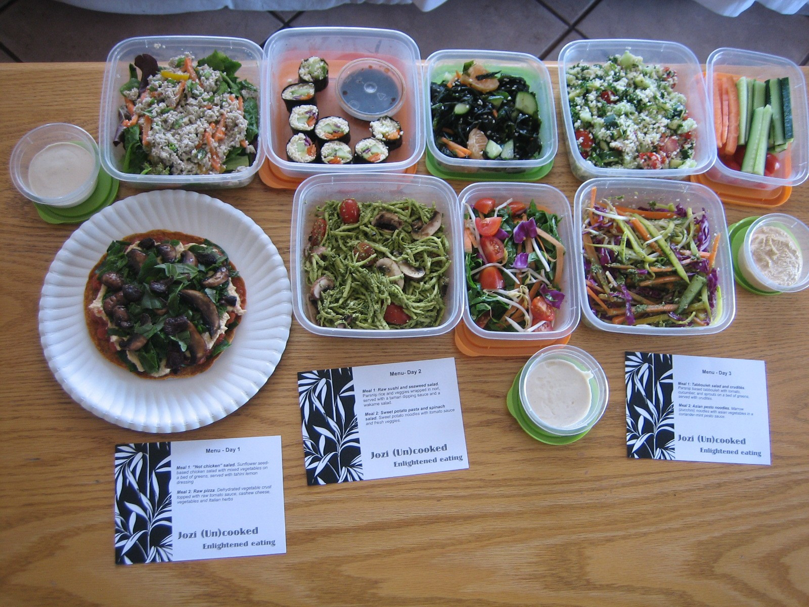 Raw Vegan Diet Plan
 Raw vegan meal plan in pictures