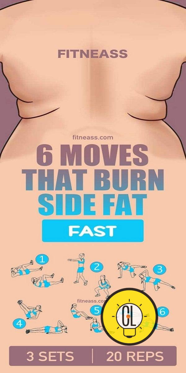 Side Fat Burning Workout
 Best Core Workouts To Burn Side Fat Fast