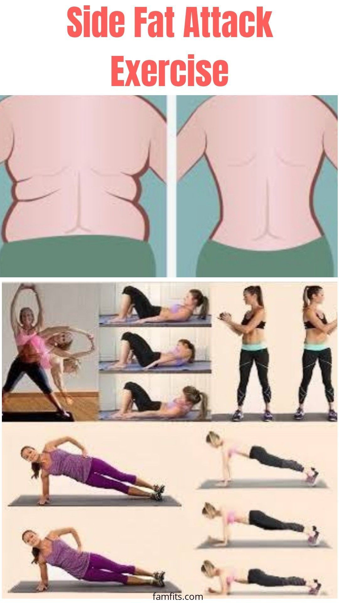 Side Fat Burning Workout
 Pin on Lose Belly Fats