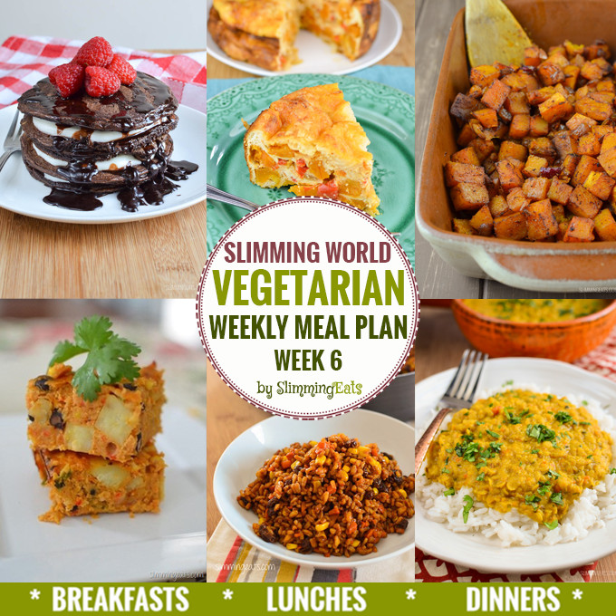 Slimming World Vegan Plan
 Ve arian Slimming World Weekly Meal Plans
