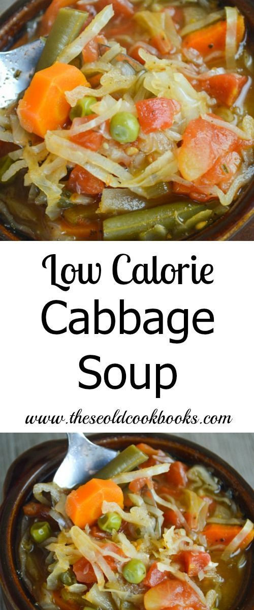Soup Recipes Healthy Low Calories Diet
 Low Calorie Cabbage Soup Low Carb Cabbage Soup