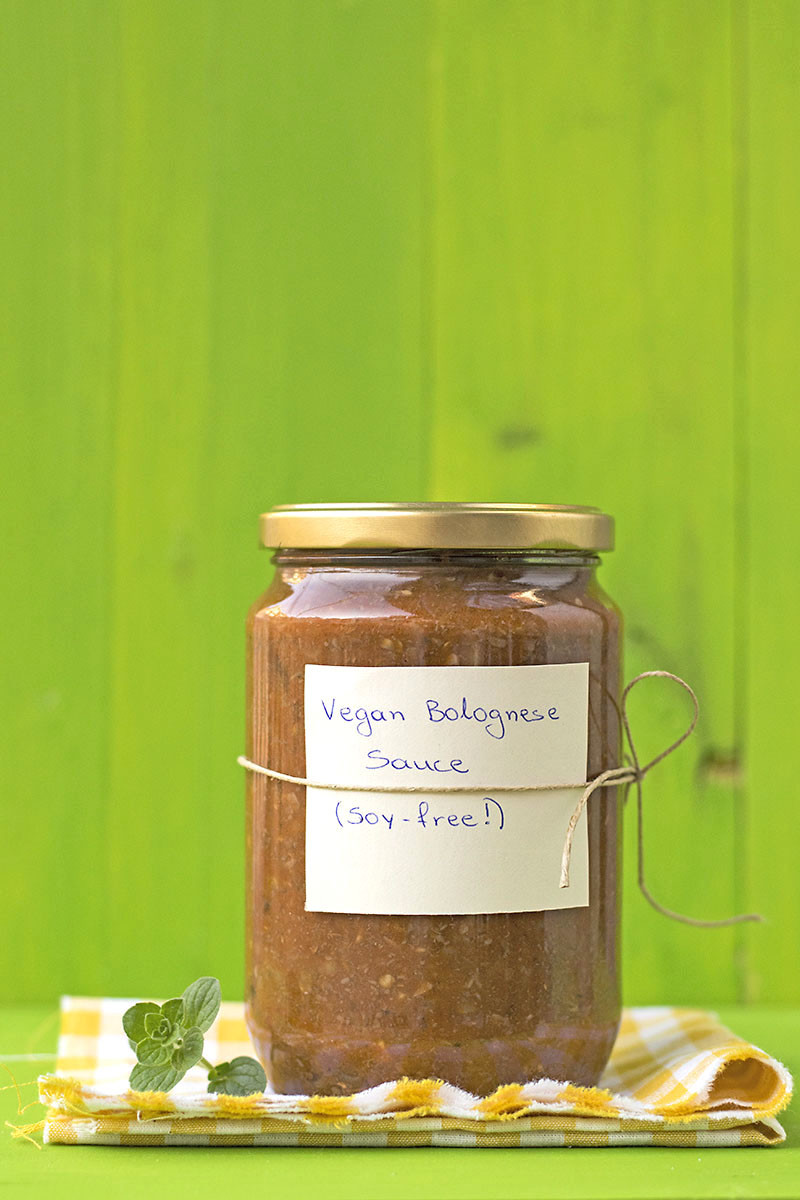 Soy Free Vegan Protein
 Soy free & protein rich vegan Bolognese sauce for pasta