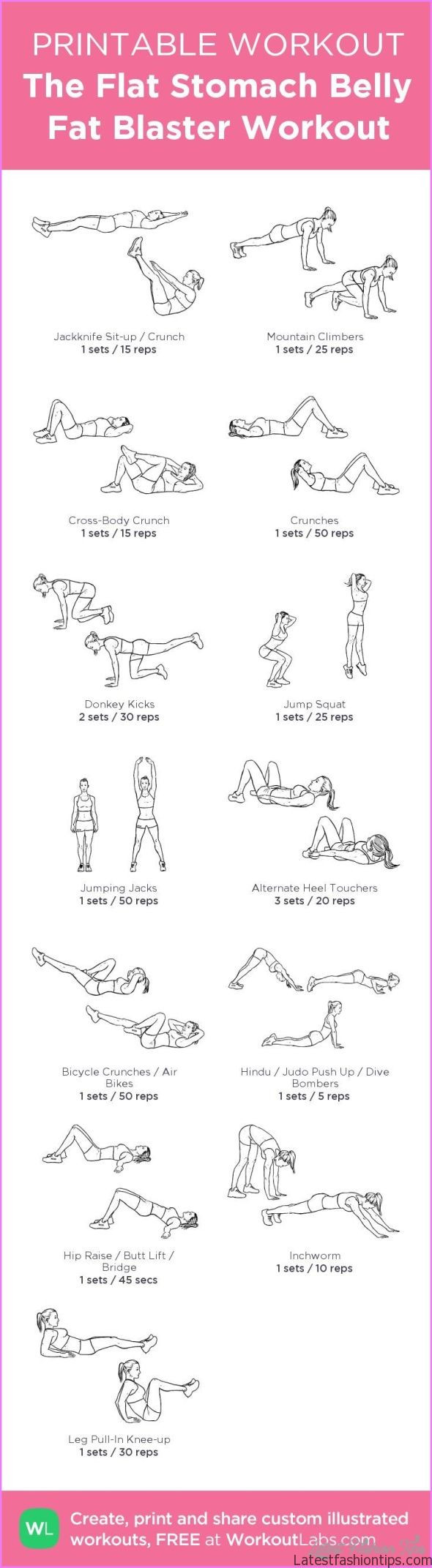 Stomach Weight Loss Exercises
 Stomach Exercises For Weight Loss LatestFashionTips