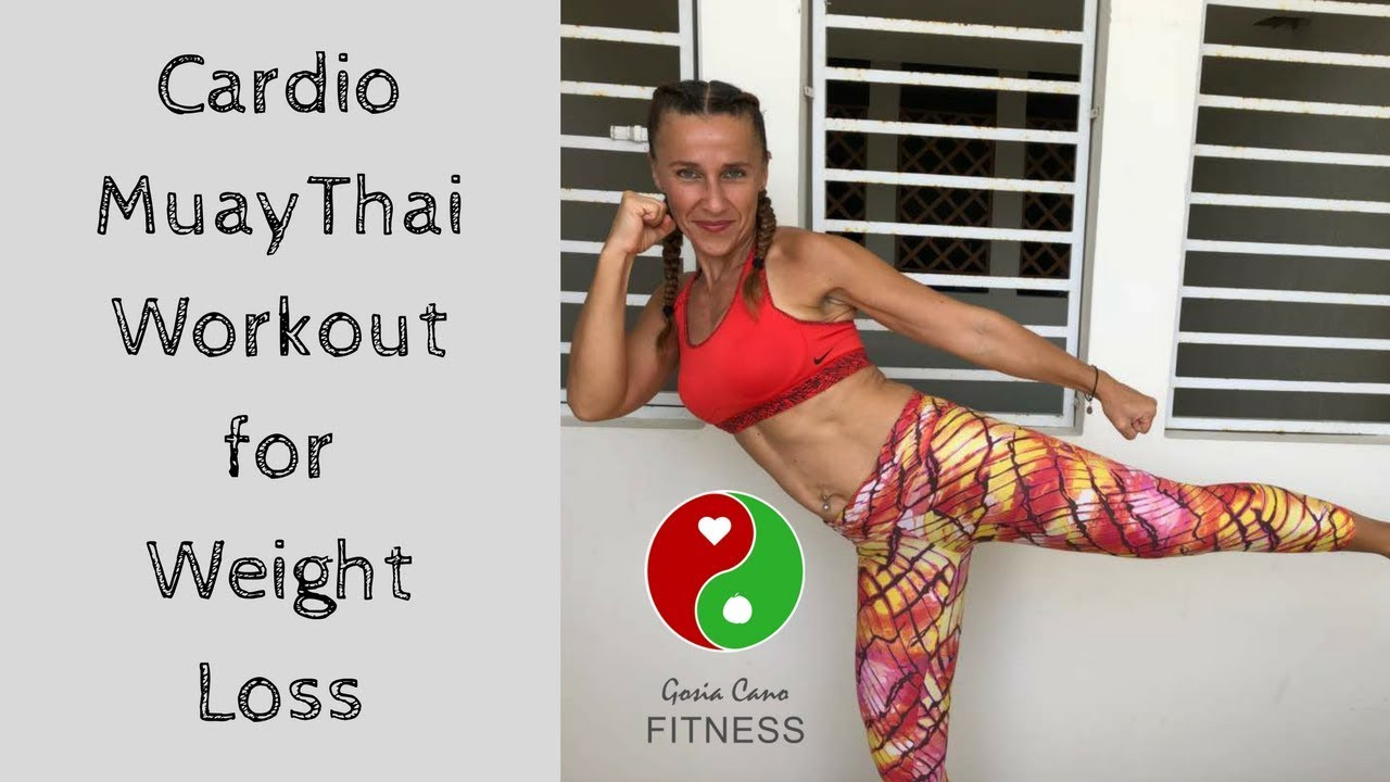 Thai Weight Loss Exercise
 Cardio Muay Thai workout for weight loss