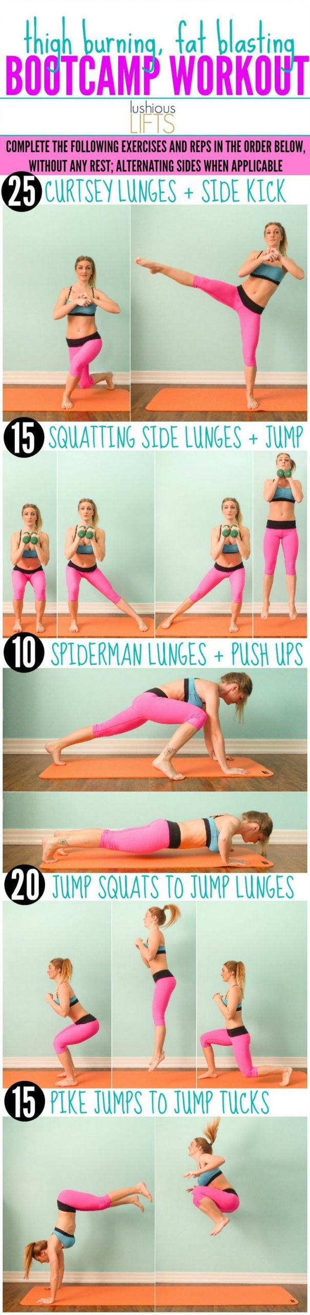 Thigh Fat Burning Workout
 Thigh Burning Fat Blasting Boot Camp Workout