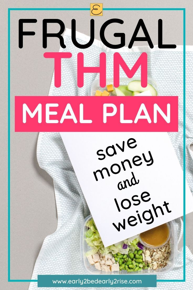 Thm Weight Loss Meal Plan
 Frugal THM Meal Plan in 2020