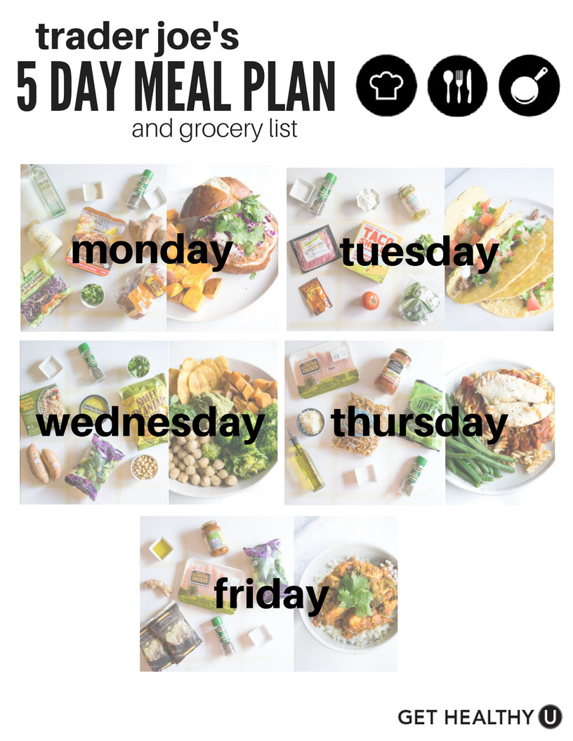 Trader Joes Weight Loss Meal Plan
 Your 1 Week Meal Plan From Trader Joe s Get Healthy U