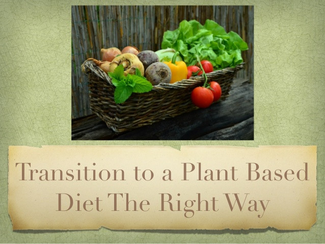 Transition To Plant Based Diet
 Transition to a Plant Based Diet The Right Way