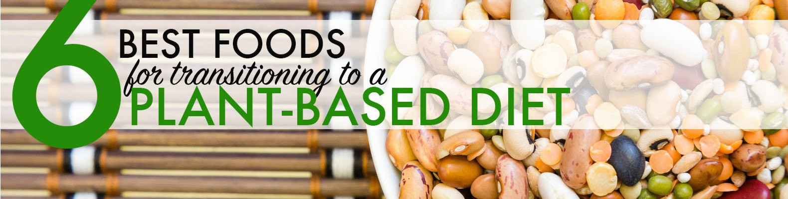 Transition To Plant Based Diet
 6 Best foods to help you transition to a plant based t