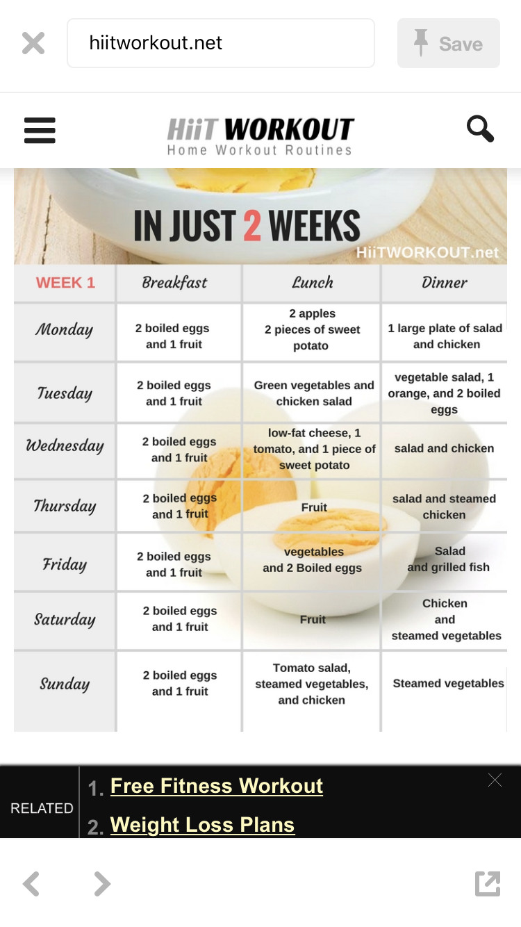 Two Week Weight Loss Meal Plan
 Pin on Healthy Foods for Weightloss