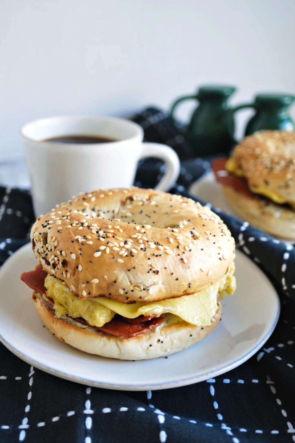 Vegan Breakfast Bagel
 "i can t believe it s vegan" breakfast bagel sandwich