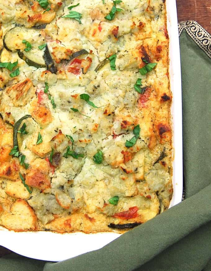 Vegan Breakfast Bake
 Vegan Zucchini Breakfast Strata