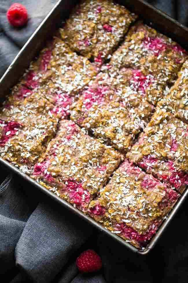 Vegan Breakfast Bars Healthy
 Vegan Breakfast Bar Recipe with Raspberries