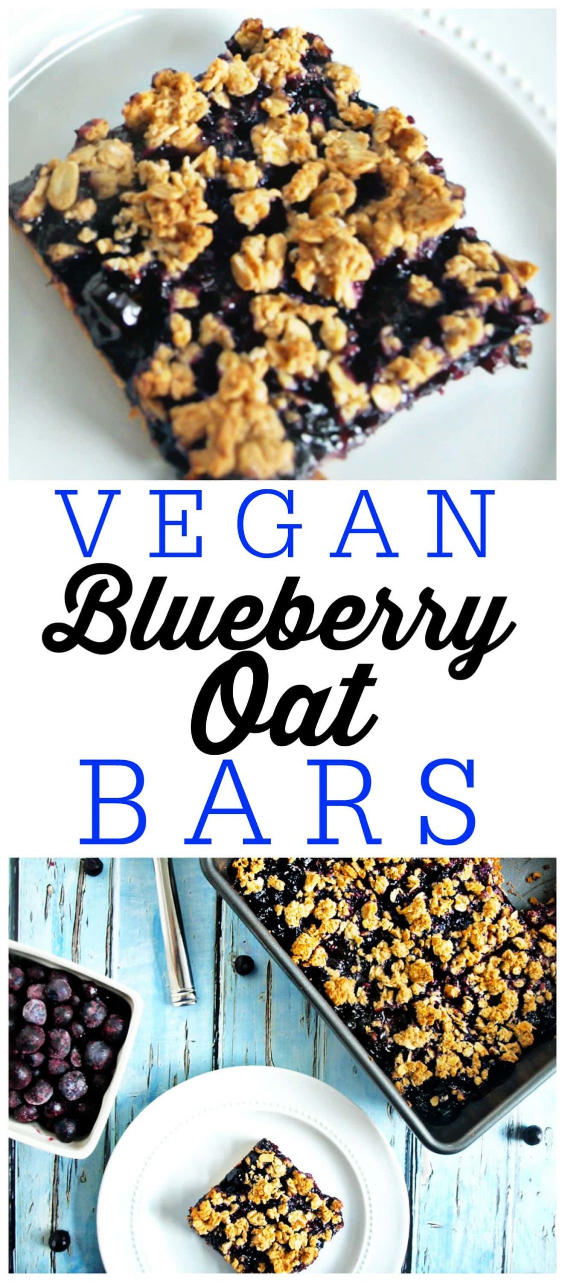 Vegan Breakfast Bars Healthy
 Vegan Blueberry Oat Bars Happy Healthy Mama