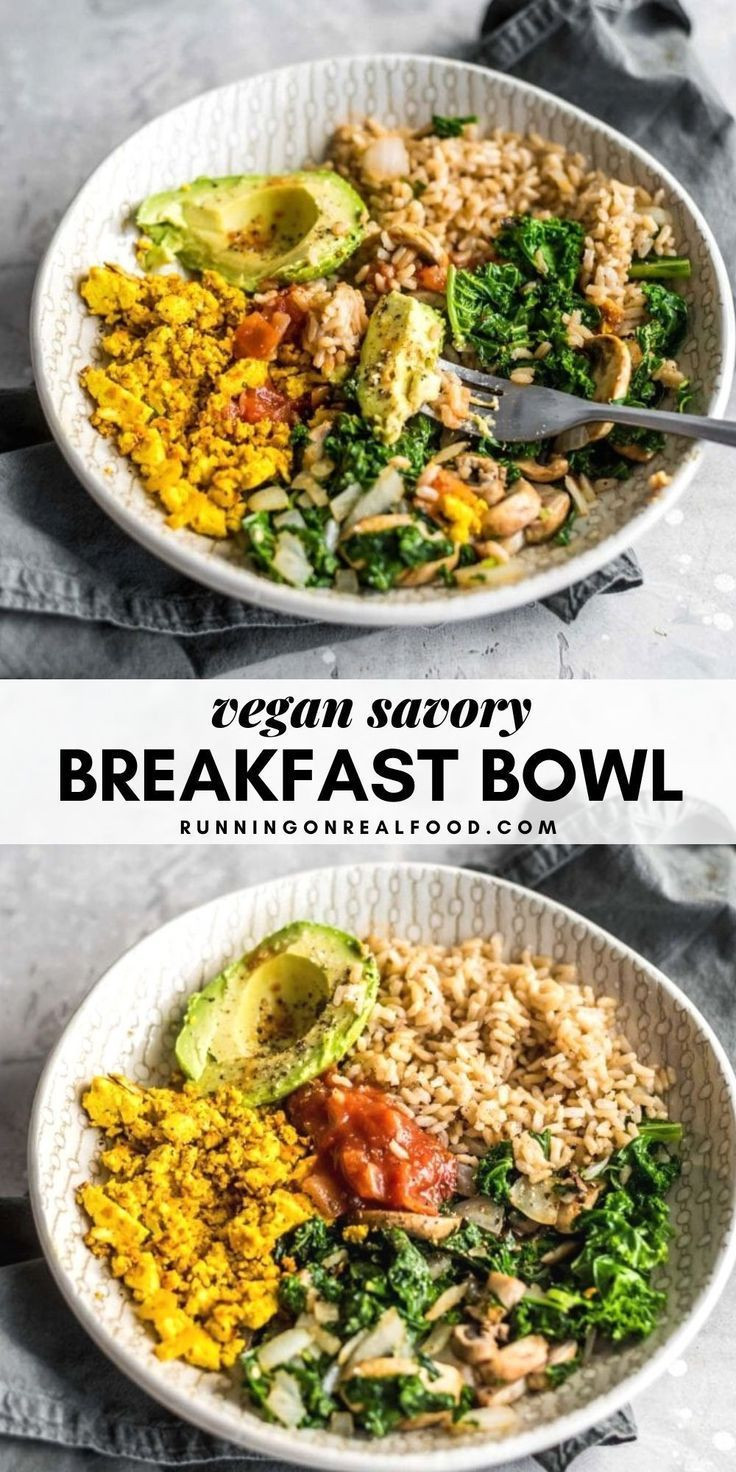 Vegan Breakfast Bowl Savory
 Savory Vegan Breakfast Bowl Recipe in 2020