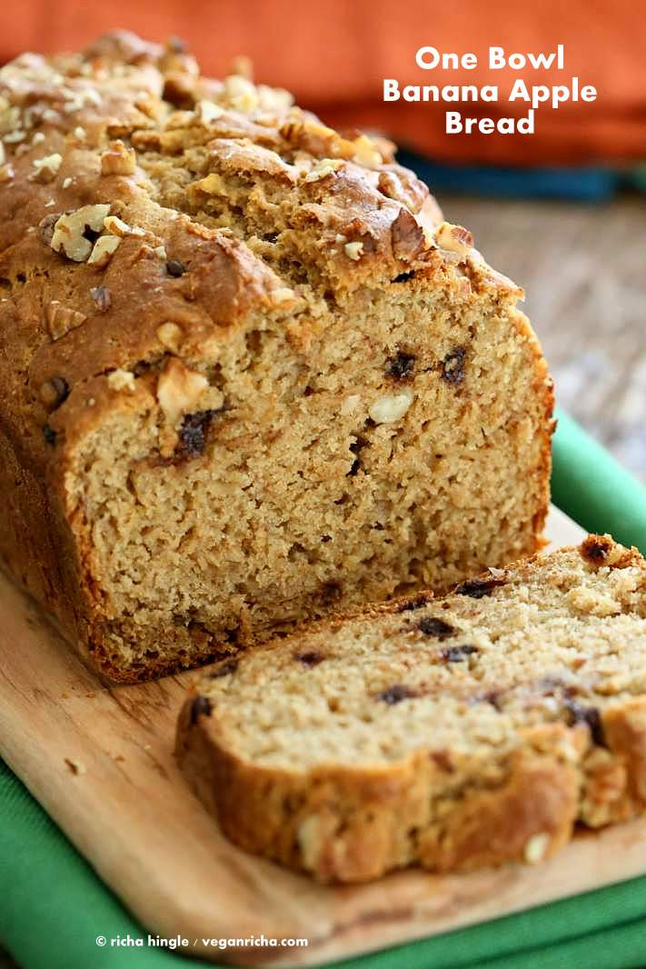 Vegan Breakfast Bread
 e Bowl Vegan Banana Apple Bread Vegan Richa