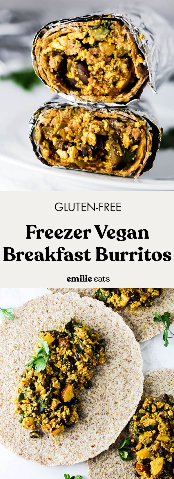 Vegan Breakfast Burrito Freezer
 Freezer Vegan Breakfast Burrito Recipe in 2020