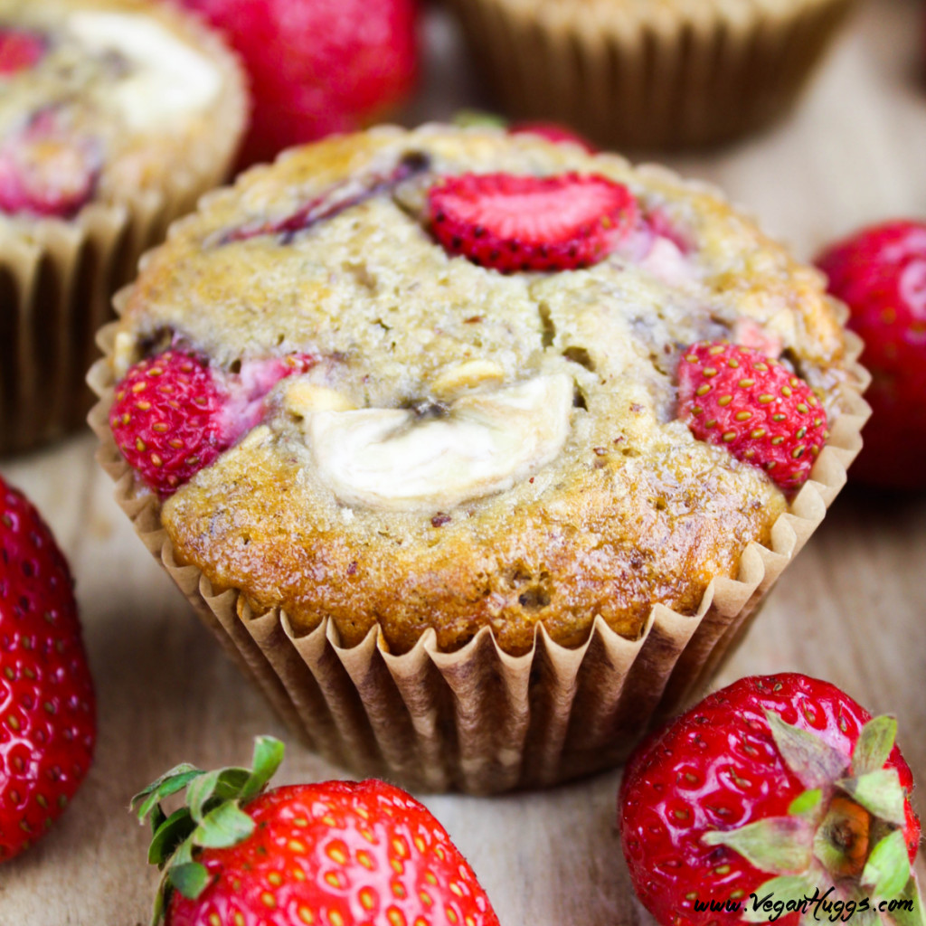 Vegan Breakfast Muffins
 Strawberry Banana Breakfast Muffins Vegan & Gluten Free