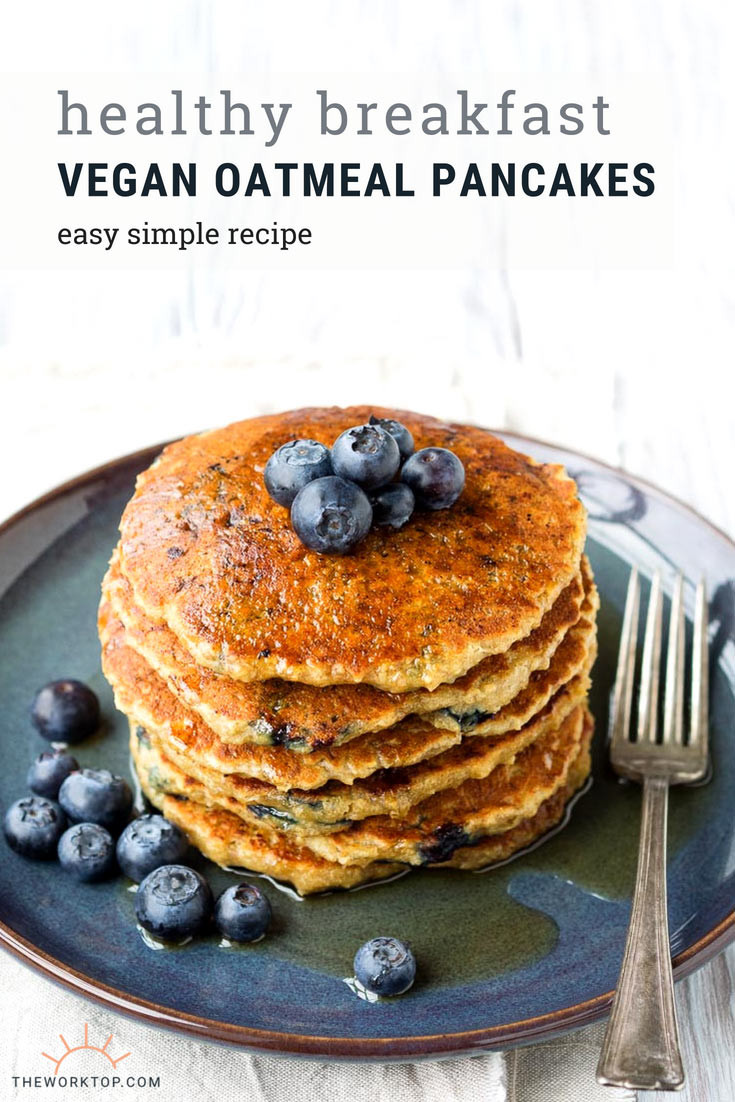 Vegan Breakfast Pancakes
 Vegan Oatmeal Pancakes Easy No Egg No Milk