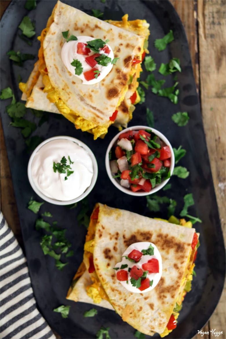 Vegan Breakfast Quesadilla
 Hearty Vegan Breakfast Quesadilla