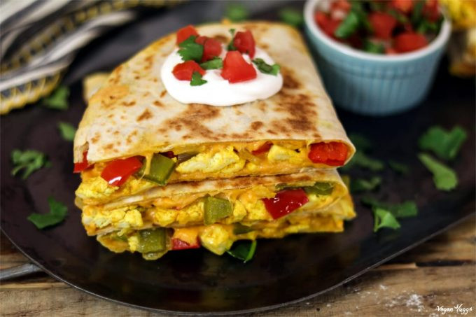 Vegan Breakfast Quesadilla
 Hearty Vegan Breakfast Quesadilla