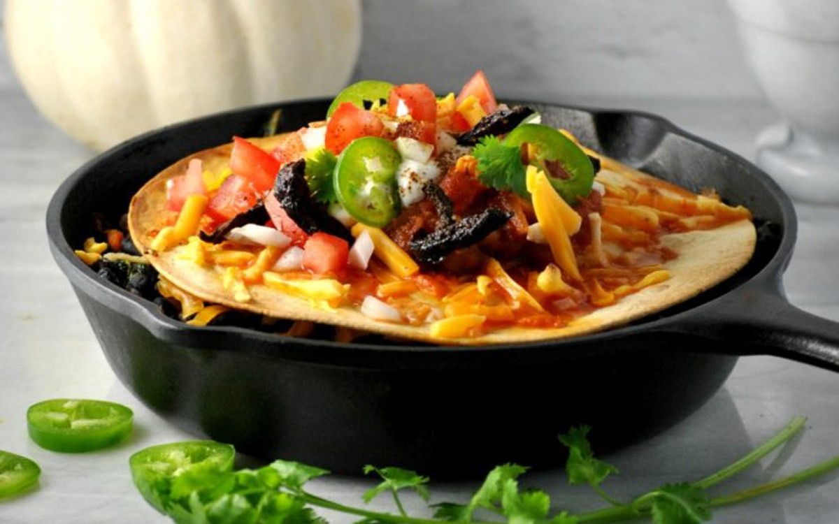 Vegan Breakfast Quesadilla
 Skillet Breakfast Quesadilla [Vegan] e Green Planet