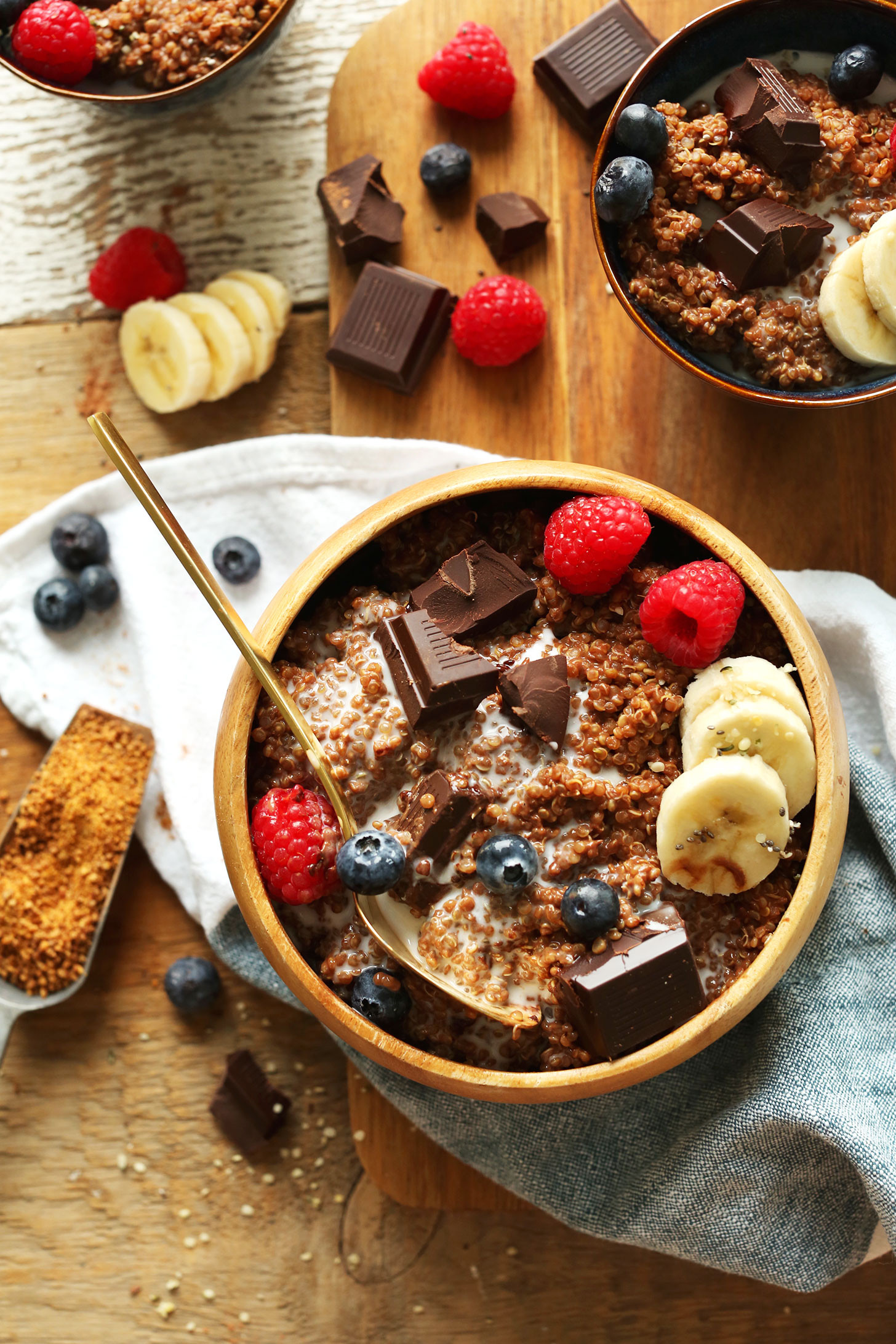 Vegan Breakfast Quinoa
 Chocolate Quinoa Breakfast Bowl